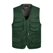 Load image into Gallery viewer, Men Multi-Pocket Classic Waistcoat