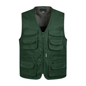 Men Multi-Pocket Classic Waistcoat