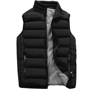 Vest Men Spring Autumn Warm Sleeveless