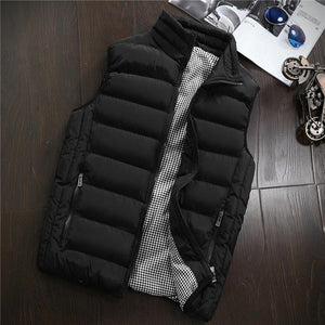 Vest Men Spring Autumn Warm Sleeveless